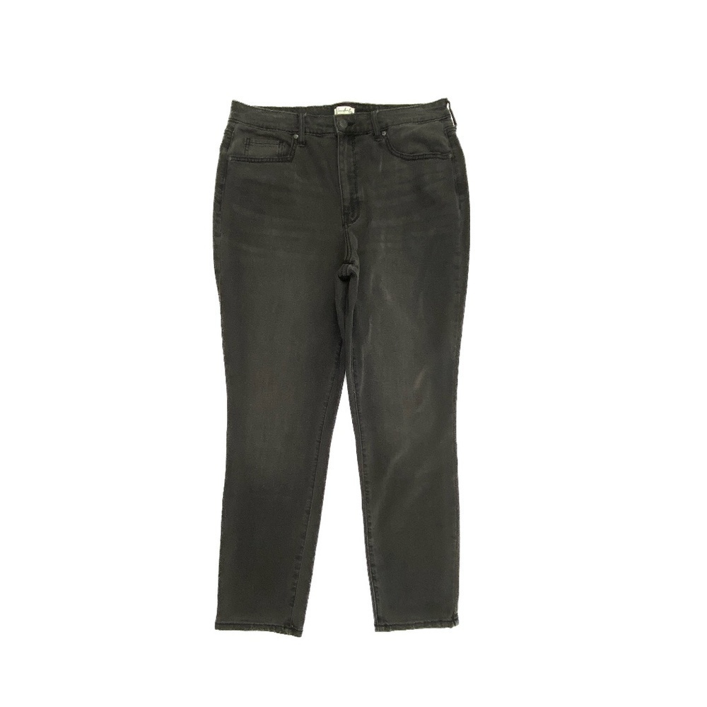 Wonderly High Rise Skinny Ankle Women's size 14 Black Denim Jeans